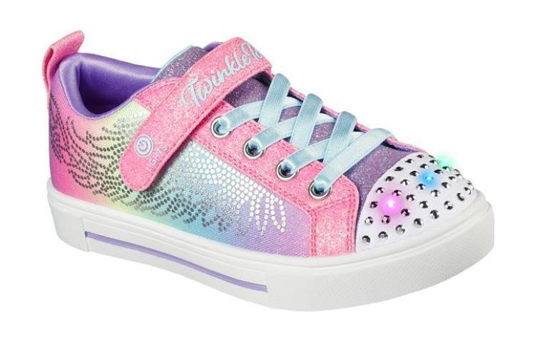 Lookbook (JR) Skechers Twinkle Sparks ''Roze Blauw Wit'' 314797L-HPMT