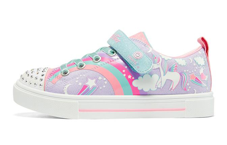 (Youth) Skechers Twinkle Sparks Low 'Lavender Blue' 314789L-LVMT