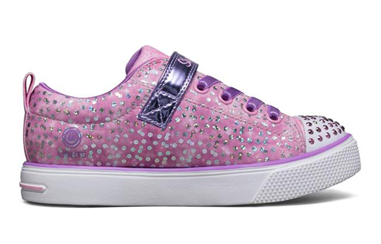 Order (JR) Skechers Twinkle Toes ''Pink Light-Up Low'' Leuchtschuhe Rosa 20304L-PKLV