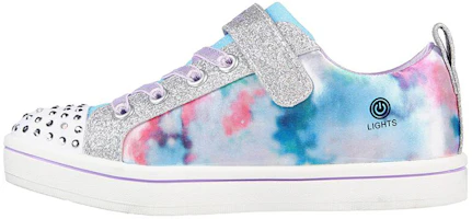 (Youth) Skechers Twinkle Toes: Sparkle Rayz 'Galaxy Brights Blue Silver' 314836L-SMLT (Youth) Skechers Twinkle Toes: Sparkle Rayz 'Galaxy Brights Blue Silver' 314836L-SMLT