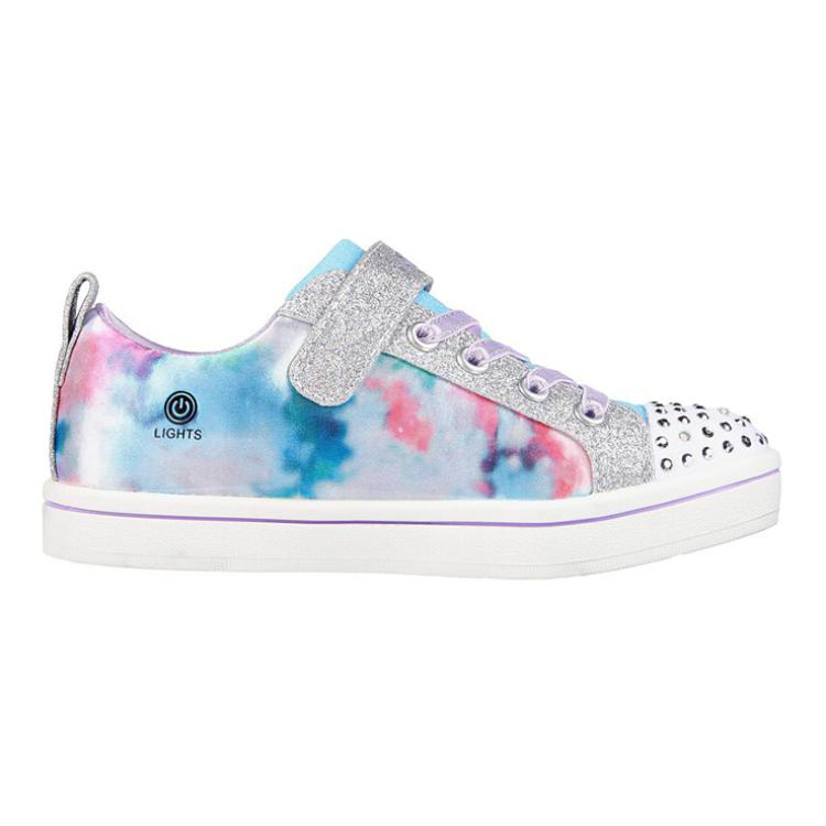 Order (JR) Skechers Twinkle Toes: Sparkle Rayz ''Galaxy Brights Blu Argento'' 314836L-SMLT