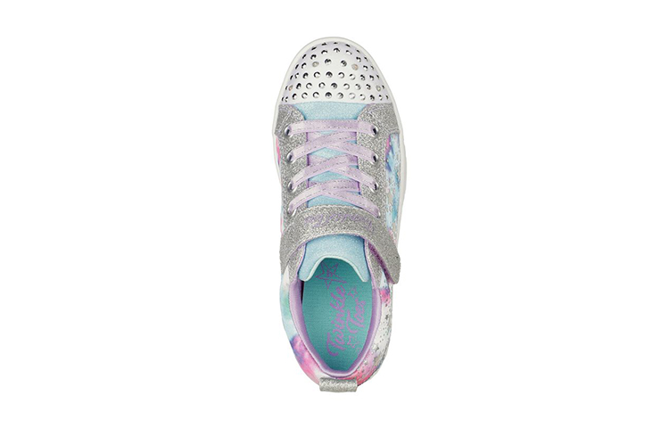 Shop (JR) Skechers Twinkle Toes: Sparkle Rayz ''Galaxy Brights Blu Argento'' 314836L-SMLT