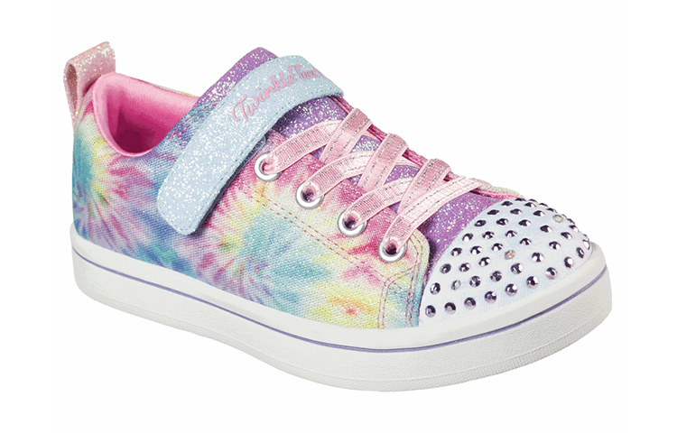 Lookbook (JR) Skechers Twinkle Toes : Sparkle Rayz ''Rêves Groovy Rose Blanc'' 314841L-LVMT