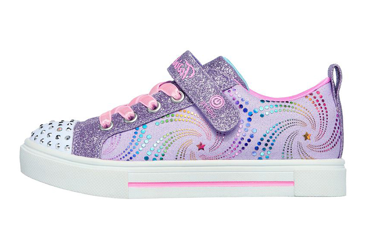(Youth) Skechers Twinkle Toes: Twinkle Sparks 'Pink Purple' 314795L-LVMT