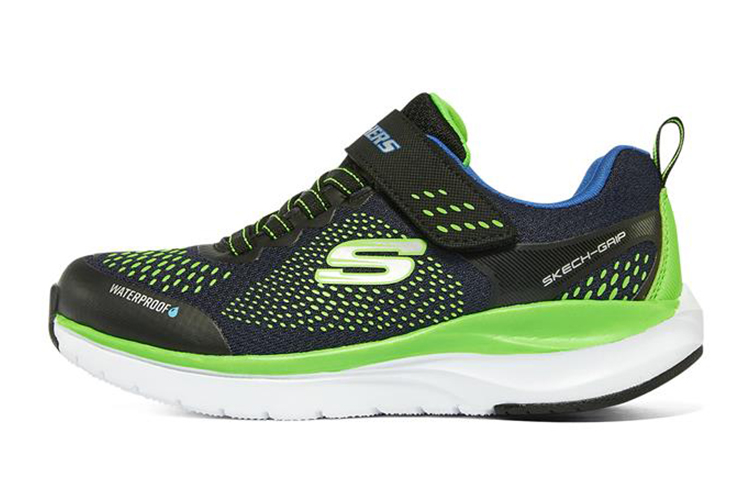 (Youth) Skechers Ultra Groove 'Black Green' 403847L-NVBK