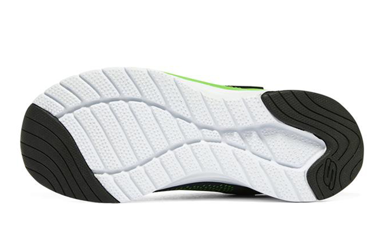 (Youth) Skechers Ultra Groove 'Black Green' 圖 5