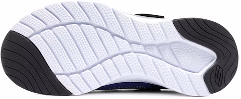 Shop 大童 Skechers Ultra Groove 防踢減震 低幫 兒童跑步鞋 藍白