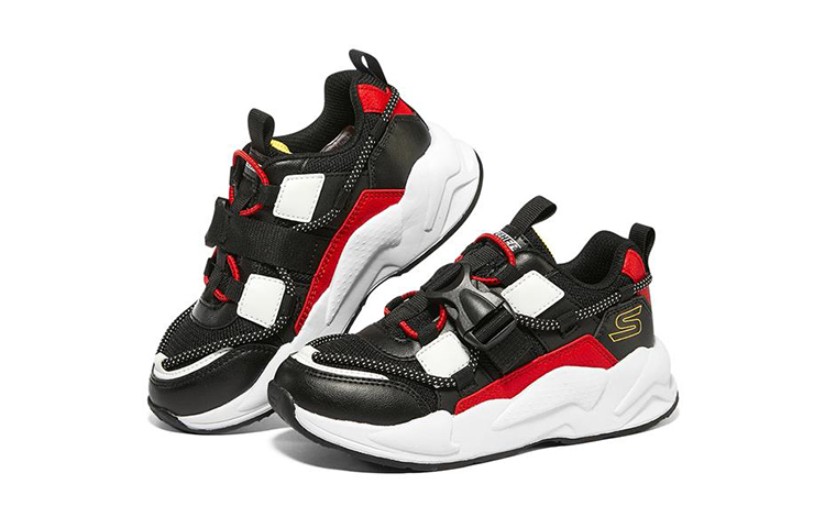 Lookbook (JR) Skechers Ultrasurge ''Schwarz Rot'' 403743L-BKRD