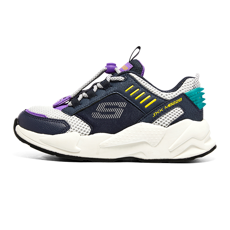 (Youth) Skechers Ultrasurge 'Navy White Purple' 405225L-NVMT