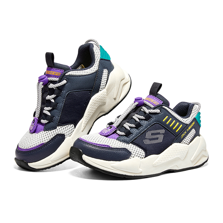 (Youth) Skechers Ultrasurge 'Navy White Purple' 圖 3