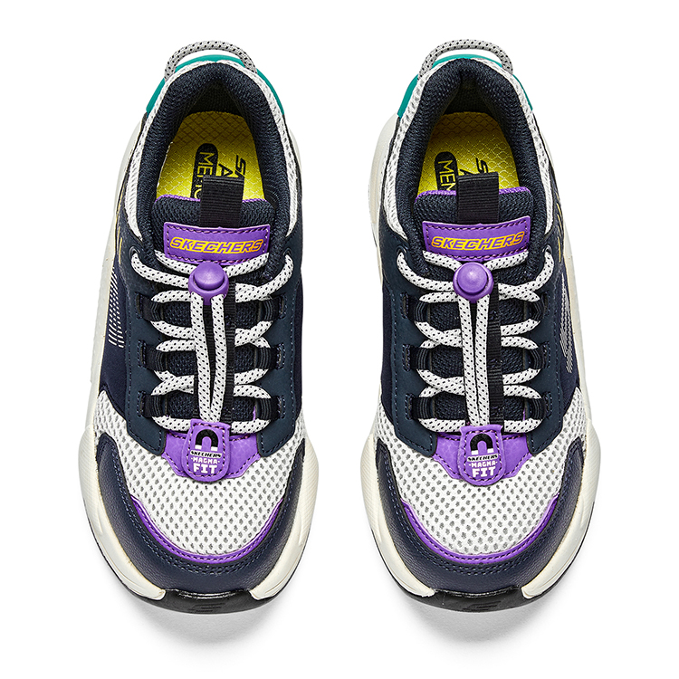 Shop (JR) Skechers Ultrasurge ''Blu Bianco Viola'' 405225L-NVMT