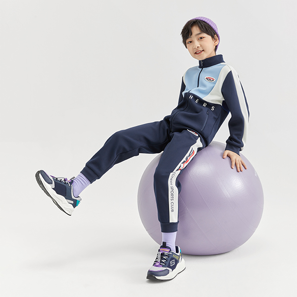 (Youth) Skechers Ultrasurge 'Navy White Purple' 圖 7