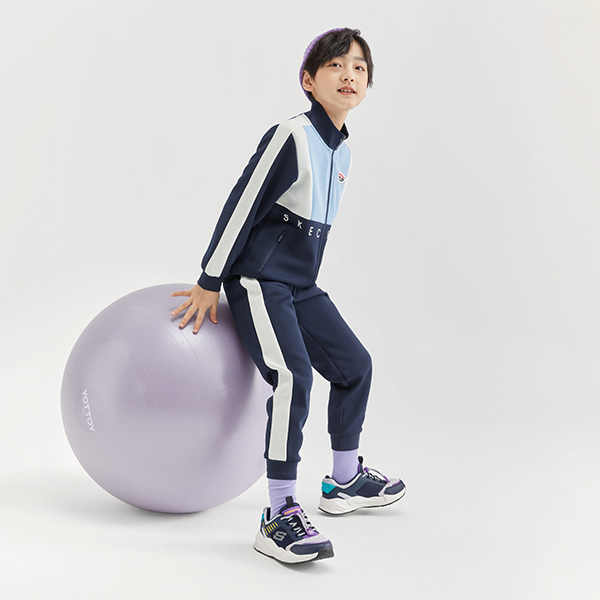 (Youth) Skechers Ultrasurge 'Navy White Purple' 圖 8