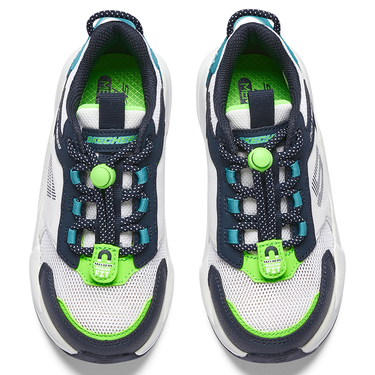 Shop (JR) Skechers Ultrasurge ''Bianco Navy'' 405256L-WNV