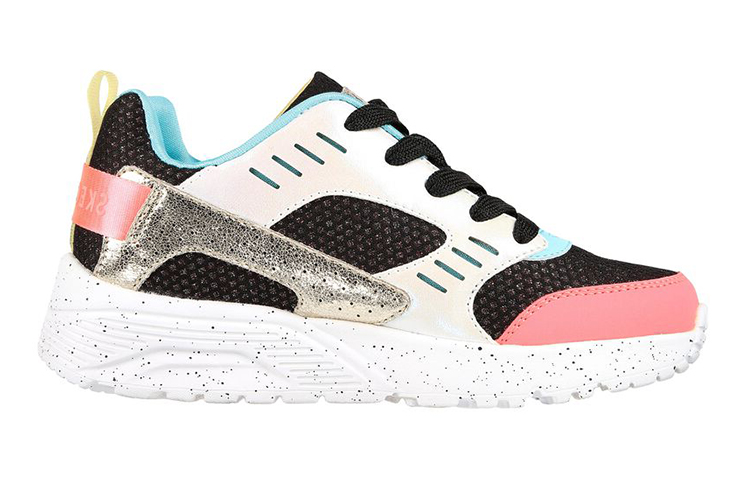 (Youth) Skechers Uno Lite-Gen Cool 'Black White' 圖 2