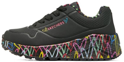 (Youth) Skechers Uno Lite 'Black Color-Block' 314976L-BKMT (Youth) Skechers Uno Lite 'Black Color-Block' 314976L-BKMT