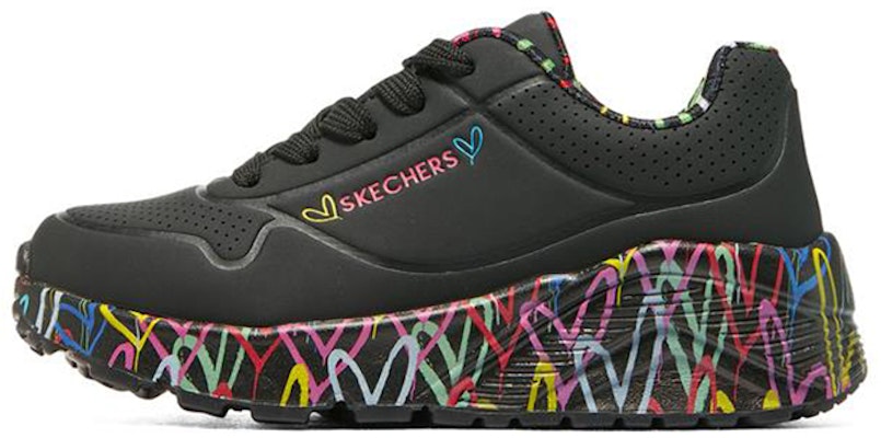 (Youth) Skechers Uno Lite 'Black Color-Block' 314976L-BKMT Buy (Youth) Skechers Uno Lite 'Black Color-Block' 314976L-BKMT