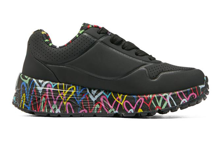 Order (Youth) Skechers Uno Lite 'Black Color-Block' 314976L-BKMT