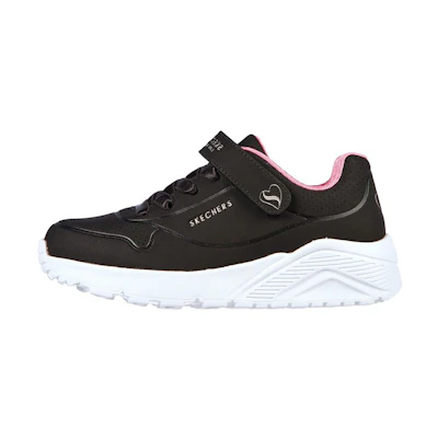 (Youth) Skechers Uno Lite 'Black Pink'