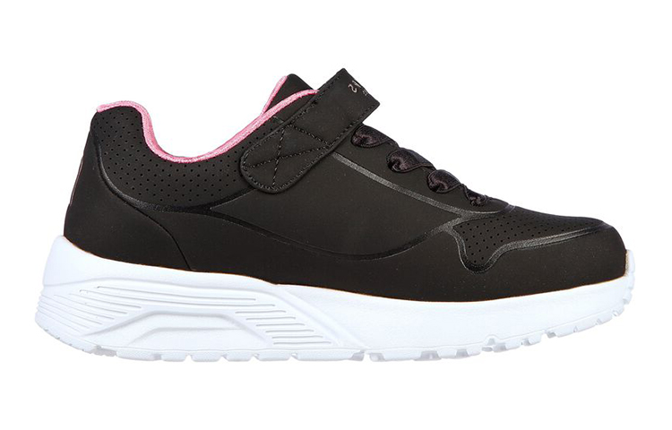 (Youth) Skechers Uno Lite 'Black Pink' 圖 2