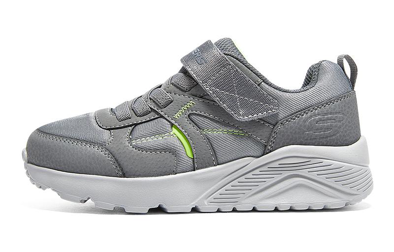 (Youth) Skechers UNO Lite 'Grey' 403666L-CCLM