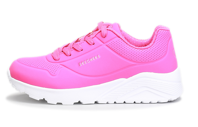 (Youth) Skechers Uno Lite 'In My Zone Pink' 310450L-HTPK