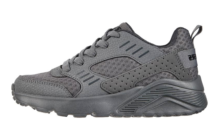 (Youth) Skechers Uno Lite 'Ronzo Dark Grey' 403697L-CHAR