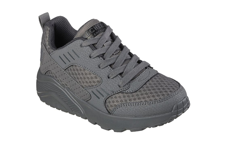 Lookbook (Youth) Skechers Uno Lite 'Ronzo Dark Grey' 403697L-CHAR