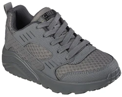 Lookbook 大童 Skechers Uno Lite-Ronzo 運動悠閒鞋 深灰色