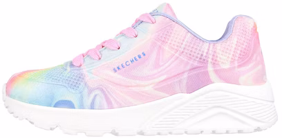 (Youth) Skechers Uno Lite 'Swirlified Pink' 310475L-PKMT (Youth) Skechers Uno Lite 'Swirlified Pink' 310475L-PKMT