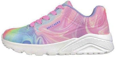 (Youth) Skechers Uno Lite 'Swirlified Pink' 310475L-PKMT (Youth) Skechers Uno Lite 'Swirlified Pink' 310475L-PKMT