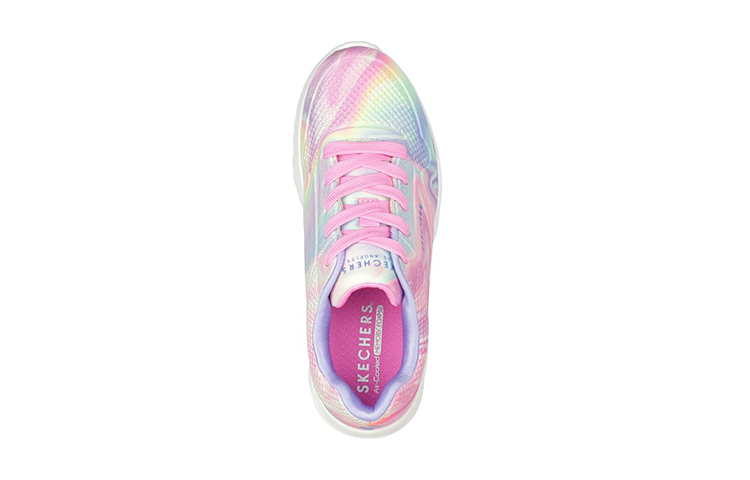 Lookbook (Youth) Skechers Uno Lite 'Swirlified Pink' 310475L-PKMT