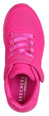 大童 Skechers Uno Lite 舒適百搭 減震 低筒 兒童跑步鞋 粉色 Shop 大童 Skechers Uno Lite 舒適百搭 減震 低筒 兒童跑步鞋 粉色
