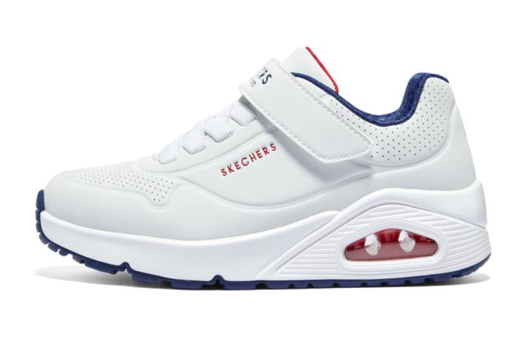 (Youth) Skechers Uno Stand on Air Sneaker 'White' 403673L-WNVR
