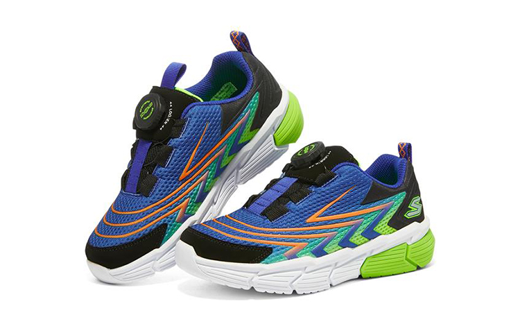 (Youth) Skechers Vector-Matrix 'Black Blue' 圖 3