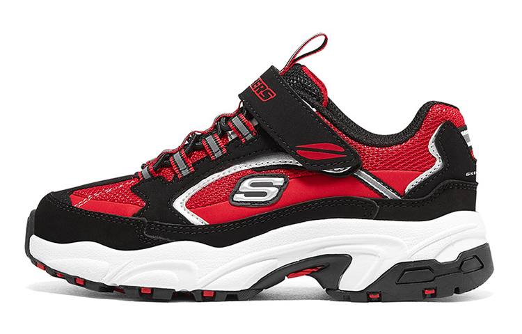 (Youth) Skechers Stamina 'Black Red'