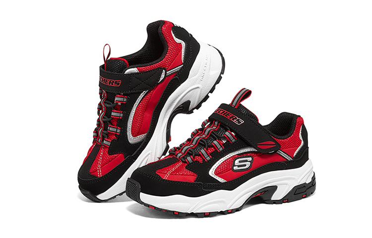 (Youth) Skechers Stamina 'Black Red' 圖 4