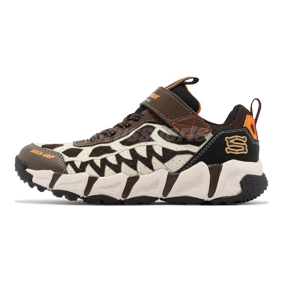 (Youth) Skechers Velocitrek-Dino-Quest 'Black Brown' 402229-LCHBK