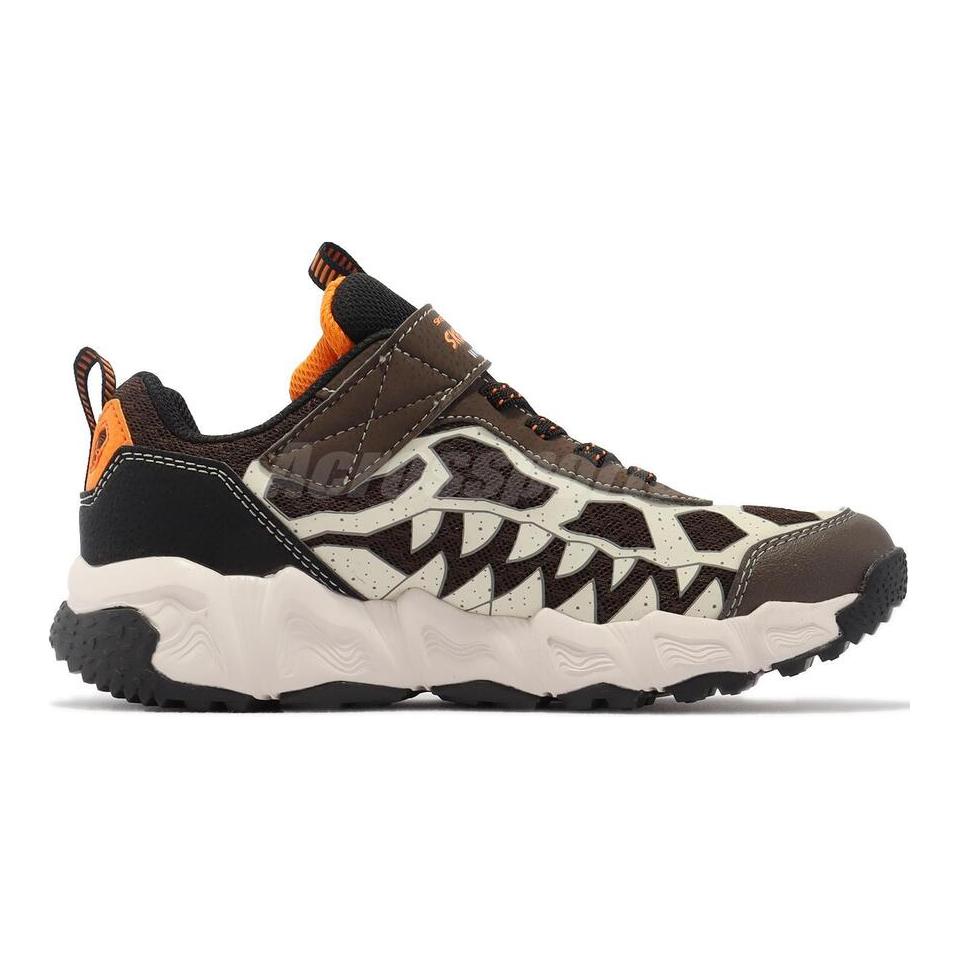 Order (JR) Skechers Velocitrek-Dino-Quest ''Zwart Bruin'' 402229-LCHBK