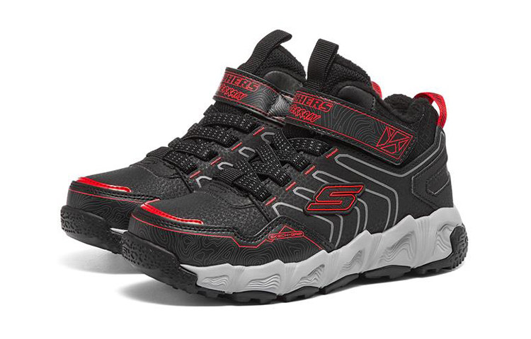 Lookbook (JR) Skechers Velocitrek Mid ''Schwarz Rot'' 406422L-BKRD