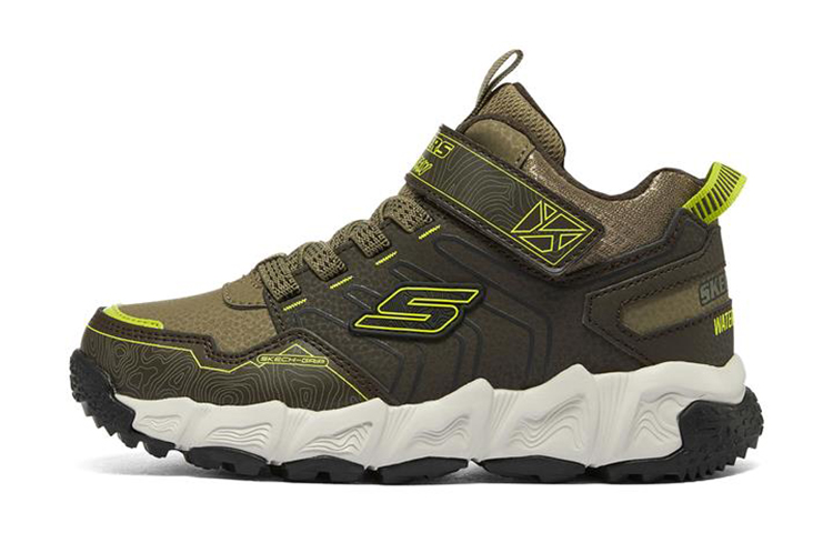 (Youth) Skechers Velocitrek Mid 'Brown Fleece' 406422L-BRN