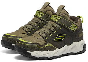 Lookbook 大童 Skechers Velocitrek 中筒加絨跑步鞋 栗色