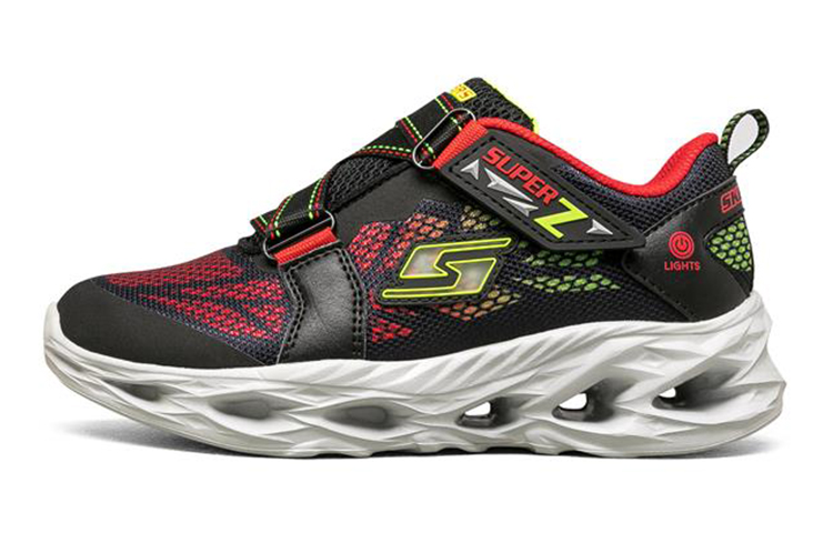 (Youth) Skechers Vortex-Flash 'Black Red'