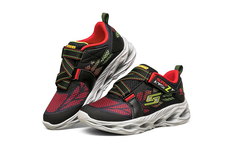 (Youth) Skechers Vortex-Flash 'Black Red' 圖 3