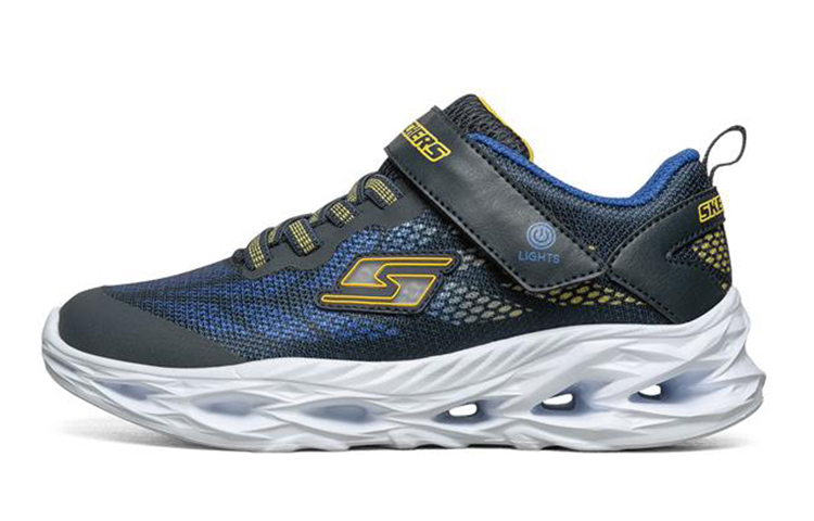 (Youth) Skechers Vortex-Flash 'Blue Yellow' 400030LC-NVYL