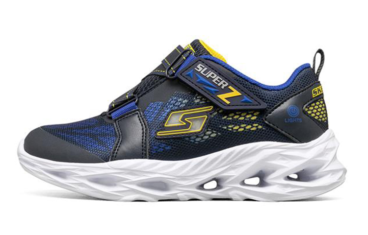 (Youth) Skechers Vortex-Flash 'Blue Yellow' 400031LC-NVYL