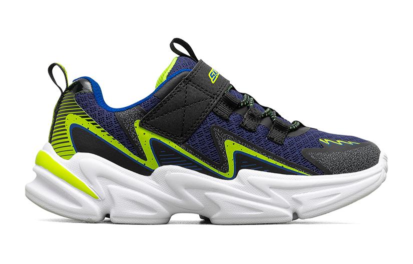 Order (JR) Skechers Wavetronic ''Zwart Geel'' 403603L-BKNV