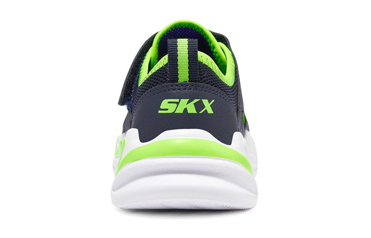 Shop (JR) Skechers Wavetronic "Blu Verde Velcro Traspirante Uomo/Donna" 403614L-NVLM