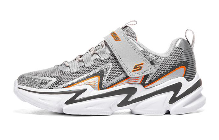 (Youth) Skechers Wavetronic 'Silver Grey' 403605L-SLGY