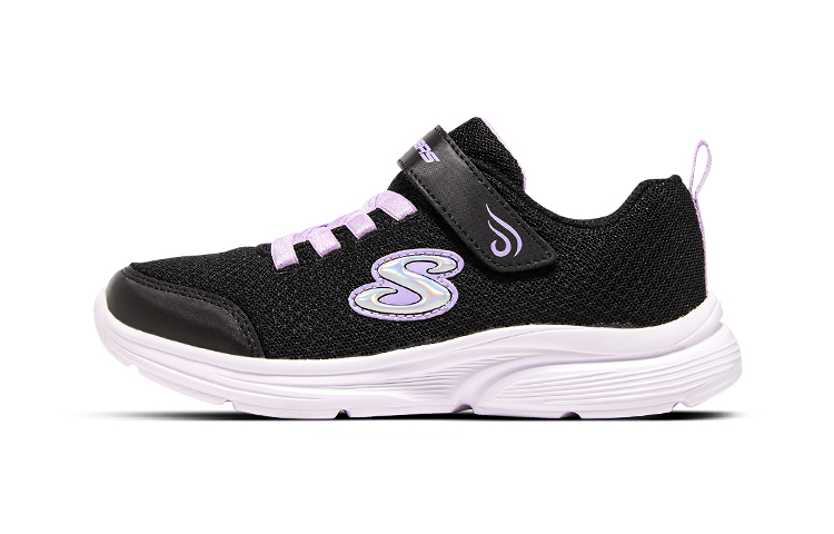 (Youth) Skechers Wavy Lites 'Black' 303522L-BLK